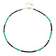 Green Ethopian Opal Silver Necklace