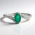 Anello in oro con Smeraldo Zambia AAA (CIRARI)