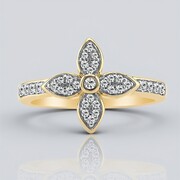 Bague en or et Diamant SI1 (G) (Annette)
