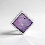 Ciondolo in argento con Ametista (MONOSONO COLLECTION)