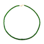 Russischer Diopsid-Goldhalskette