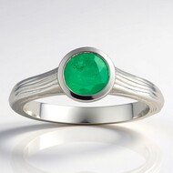 Gouden ring met een Nova Era smaragd (de Melo Gold)