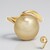 Anello in oro con Perla Dorata dei Mari del Sud (TPC)