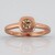 Anello in oro con Diamante Rose de France VS1 di Argyle (Annette)
