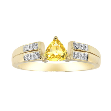 Anillo en oro con Heliodoro
