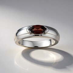 Anello in argento con Zircone Rosa