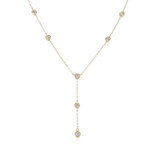 Gouden halsketting met loepzuivere (G) diamanten (de Melo Gold)