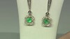 Pendientes en oro con Esmeralda de Zambia AAA (Rifkind 1894 Collection)