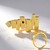 Bague en argent et Zircon champagne (MONOSONO COLLECTION)