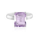 Anillo en plata con Amatista Rosa de Francia