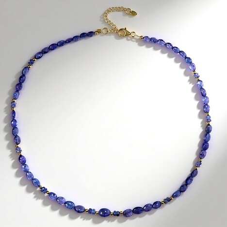 Collier en argent et Tanzanite