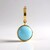 Ciondolo in argento con Turchese Sleeping Beauty