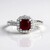 Bague en argent et Rubis de Madagascar