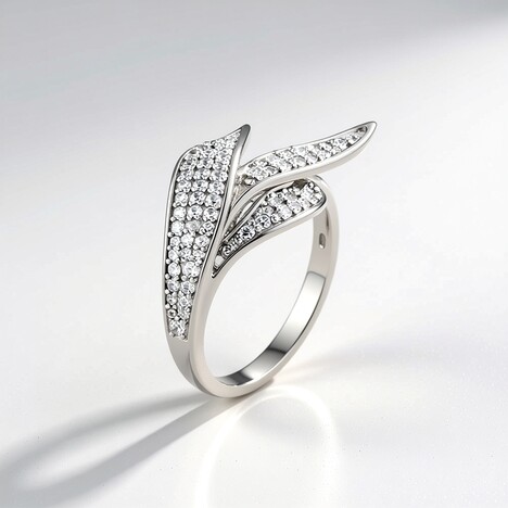 Anello in argento con Zircone (de Melo Essence)