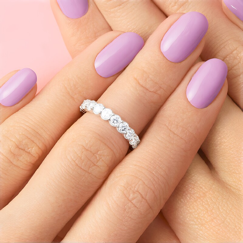 Bague en argent et Zircon