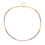 Collana in argento con Zaffiro Verde