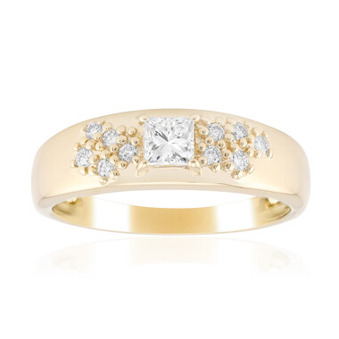SI1 (G) Diamant-Goldring (Annette)
