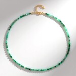 Collier en argent et Emeraude du Brésil
