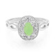 Bague en argent et Chrysoprase impériale