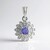 Ciondolo in argento con Tanzanite