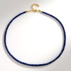 Collar en plata con Cianita de Nepal