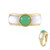Zilveren ring met witte maanstenen (KM by Juwelo)