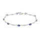 Gouden armband met Blauwe Ceylon saffieren (CIRARI)