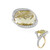 Bague en or et Quartz de l'Ouro Verde (SUHANA)