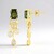 Orecchini in argento con Moldavite