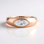 Bague en argent et Zircon (Adela Silber)