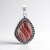 Ciondolo in argento con Rodocrosite (Art of Nature)