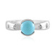 Sleeping Beauty-Türkis-Silberring