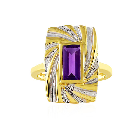 Amethyst Silver Ring (MONOSONO COLLECTION)