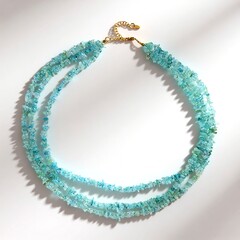 Collana in argento con Acquamarina Brasiliana