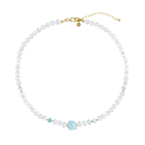 Collana in argento con Larimar