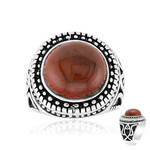 Roter Jaspis-Silberring (Jones Lee)