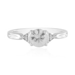 Zilveren ring met een zirkoon