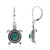 Pendientes en plata con Turquesa (Desert Chic)
