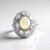 Anello in argento con Opale Australiano