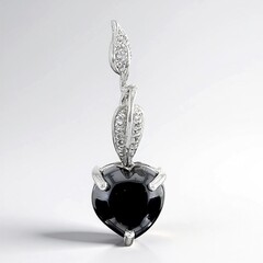 Ciondolo in argento con Ematite Nera