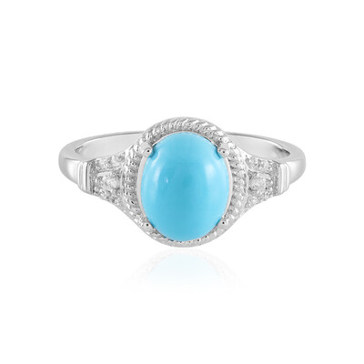 Anello in argento con Turchese Sleeping Beauty
