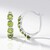 Orecchini in argento con Peridoto