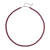 Magenta Garnet Silver Necklace
