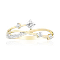 Gouden ring met een Diamant SI1 (G)