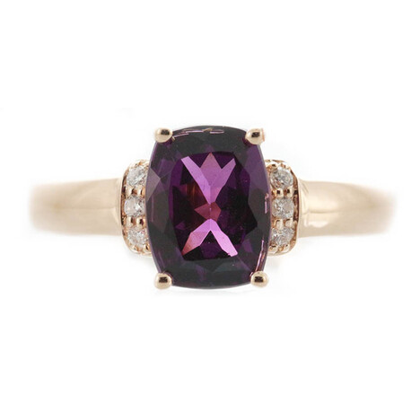 Anello in oro con Rodolite