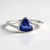 Anello in argento con Cianite del Nepal