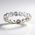 Anello in argento con Zircone