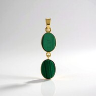 Malachite Silver Pendant