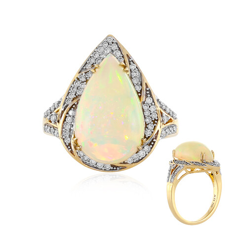 18K AAA Welo Opal Gold Ring (D'vyere)