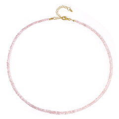 Collana in argento con Morganite del Madagascar